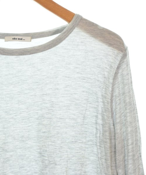niko and...（ニコアンド）Tシャツ・カットソー グレー サイズ:F レディース/2200665395659