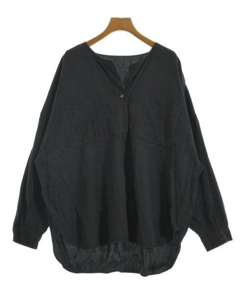niko and...(ニコアンド)ブラウス 黒 サイズ:L/2200669034059