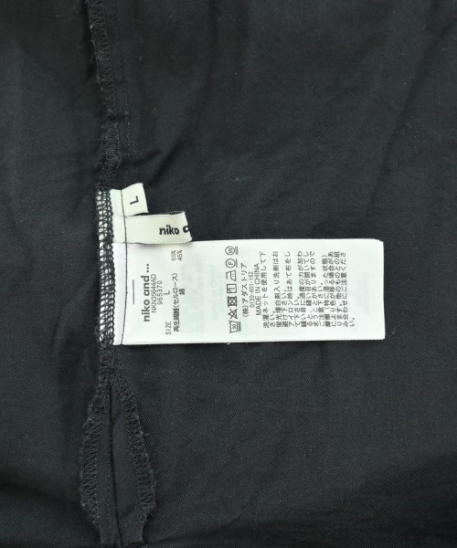 niko and...（ニコアンド）ブラウス 黒 サイズ:L レディース/2200669034059