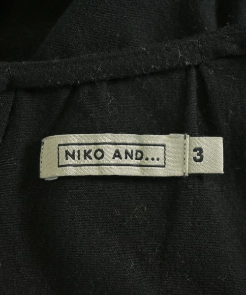 niko and...（ニコアンド）ワンピース 黒 サイズ:3(M位) レディース/2200670351022