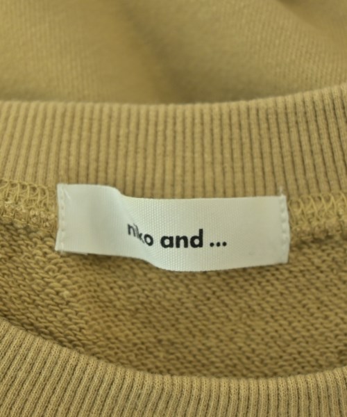 niko and...（ニコアンド）スウェット ベージュ サイズ:F レディース/2200669343113