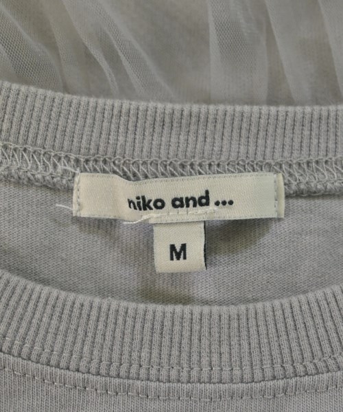 niko and...（ニコアンド）Tシャツ・カットソー グレー サイズ:M レディース/2200673470041