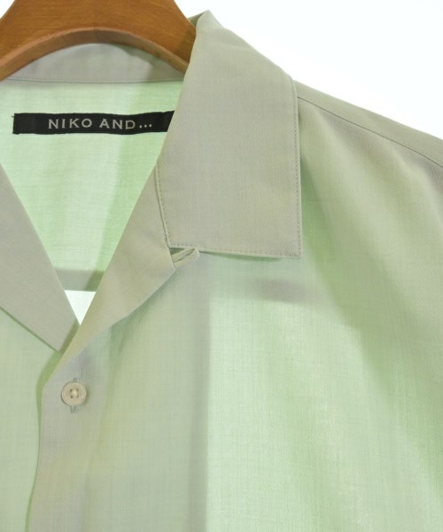 niko and...（ニコアンド）カジュアルシャツ 青 サイズ:M レディース/2200677905068