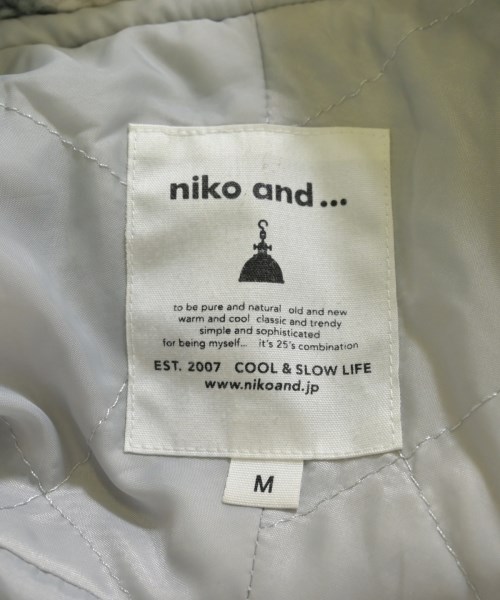 niko and...（ニコアンド）ダウンジャケット/ダウンベスト グレー サイズ:M メンズ/2200678095034