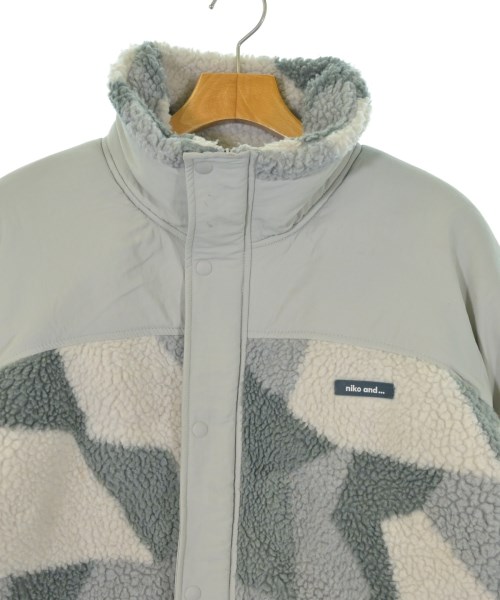 niko and...（ニコアンド）ダウンジャケット/ダウンベスト グレー サイズ:M メンズ/2200678095034