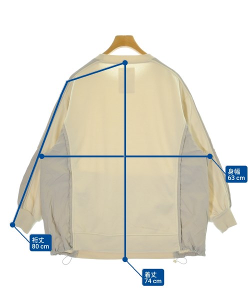 niko and...（ニコアンド）スウェット 白 サイズ:F メンズ/2200678095065