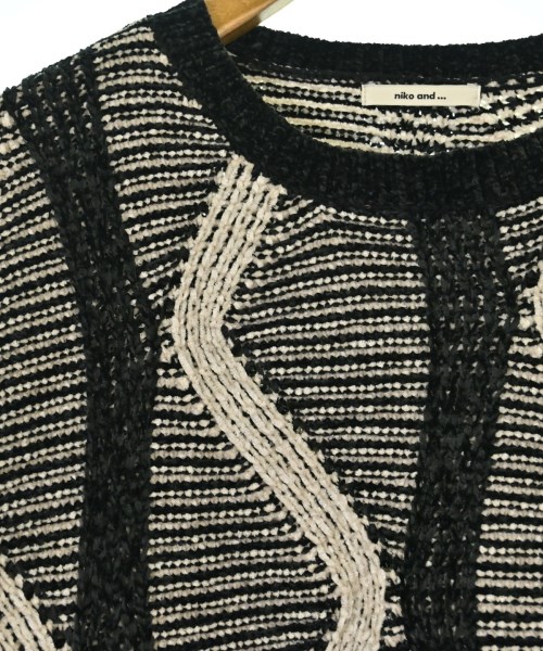 niko and...（ニコアンド）ニット・セーター 黒 サイズ:M レディース/2200676567021