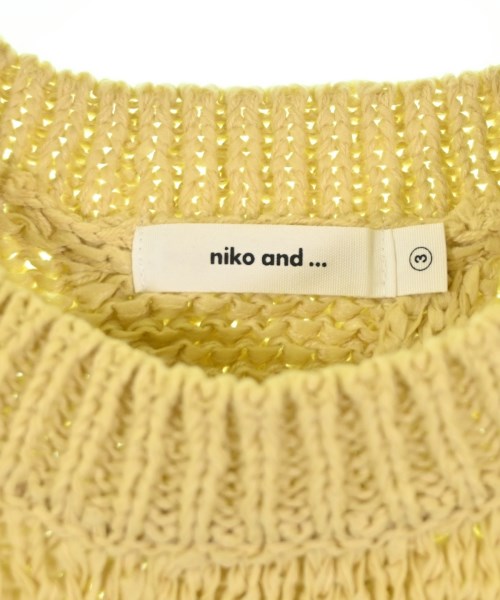 niko and...（ニコアンド）ベスト 黄 サイズ:3(M位) レディース/2200680177032