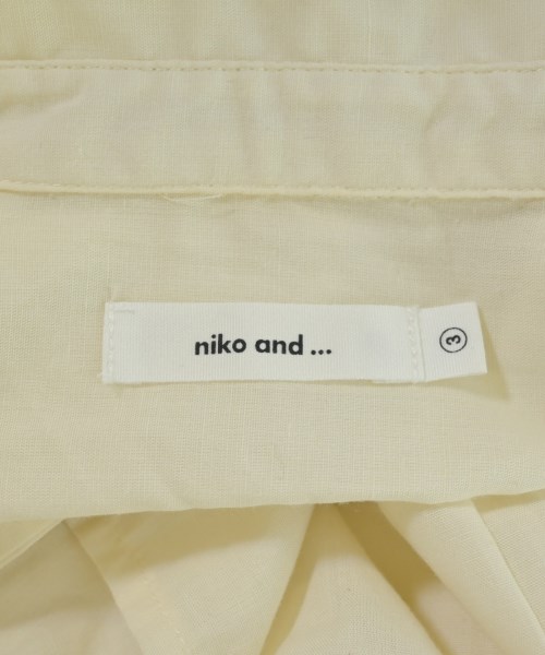niko and...（ニコアンド）ブラウス 白 サイズ:3(M位) レディース/2200684231037