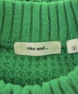 niko and...（ニコアンド）ニット・セーター 緑 サイズ:3(M位) レディース/2200690150025