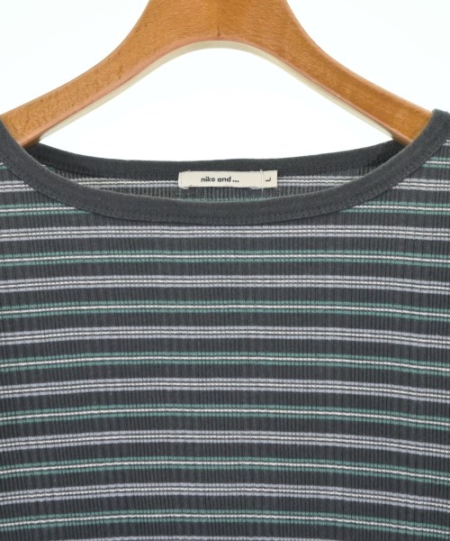 niko and...（ニコアンド）Tシャツ・カットソー 黒 サイズ:L メンズ/2200692333051