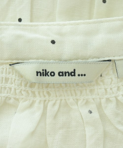 niko and...（ニコアンド）ブラウス 白 サイズ:M レディース/2200692333068