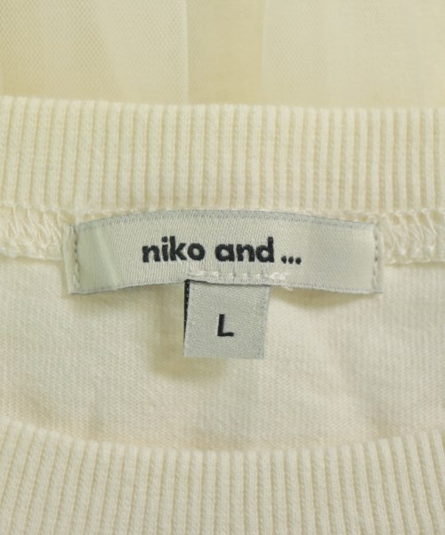 niko and...（ニコアンド）Tシャツ・カットソー 白 サイズ:L レディース/2200698400047