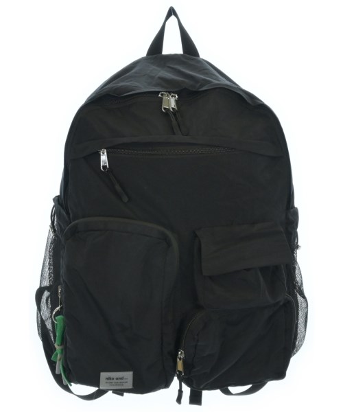 niko and...(ニコアンド)バックパック・リュック 黒 サイズ:-/2200655053040