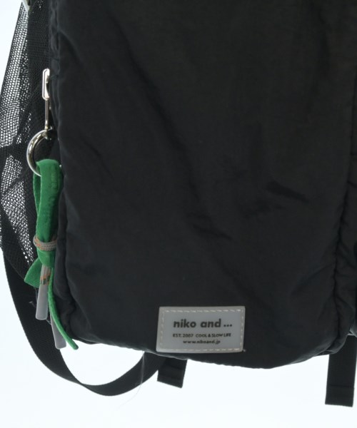 niko and...（ニコアンド）バックパック・リュック 黒 サイズ:- レディース/2200655053040