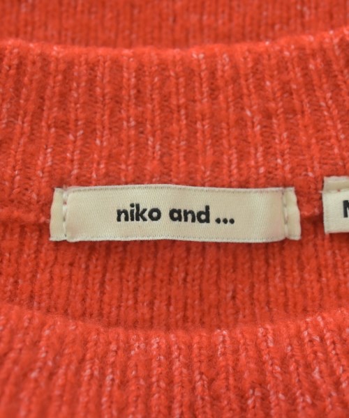 niko and...（ニコアンド）ニット・セーター 赤 サイズ:M レディース/2200649660018