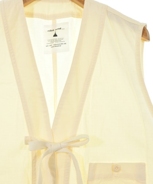 niko and...（ニコアンド）ベスト 黄 サイズ:F レディース/2200651014021