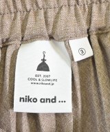 niko and...（ニコアンド）ロング・マキシ丈スカート 茶 サイズ:3(M位) レディース/2200648330011
