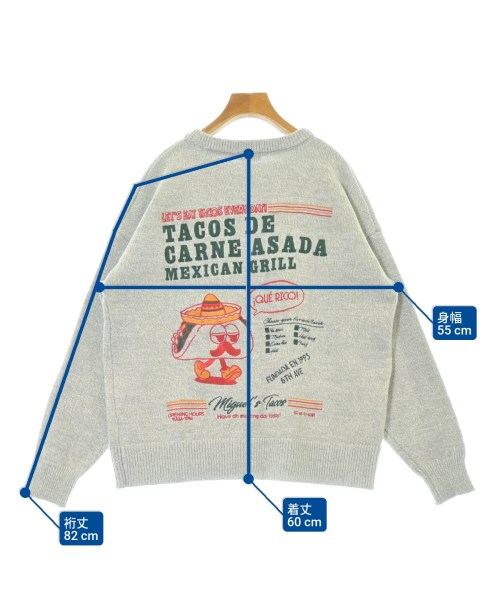 niko and...（ニコアンド）ニット・セーター グレー サイズ:F レディース/2200652213034