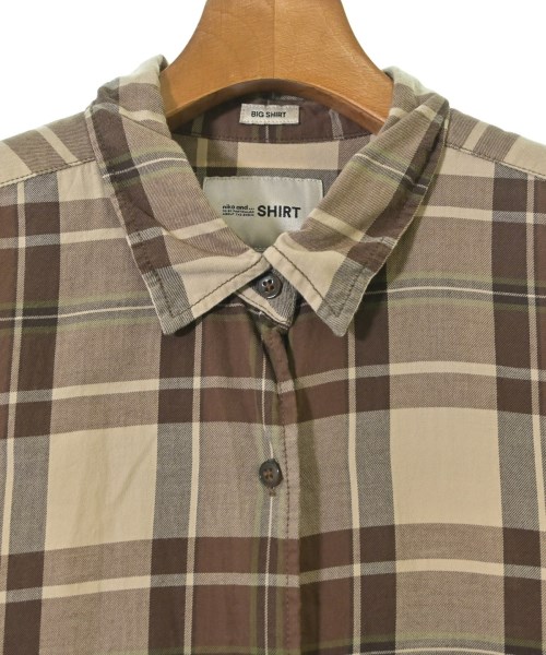 niko and...（ニコアンド）カジュアルシャツ 茶 サイズ:4(L位) メンズ/2200654249048