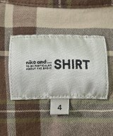 niko and...（ニコアンド）カジュアルシャツ 茶 サイズ:4(L位) メンズ/2200654249048
