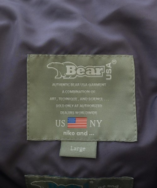 niko and...（ニコアンド）ダウンジャケット/ダウンベスト グレー サイズ:L レディース/2200651440080