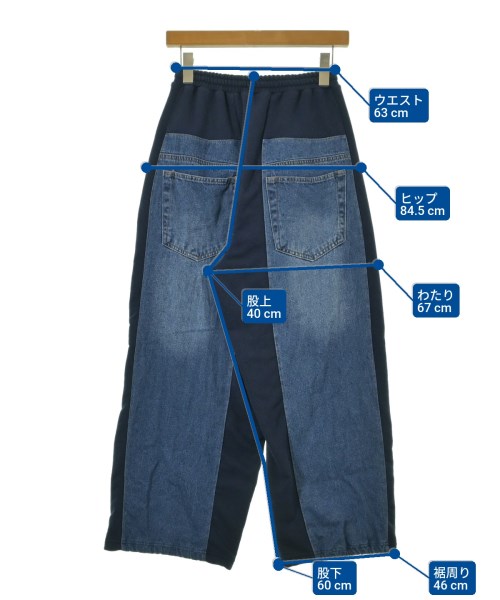 niko and...（ニコアンド）スウェットパンツ 紺 サイズ:M レディース/2200653800035