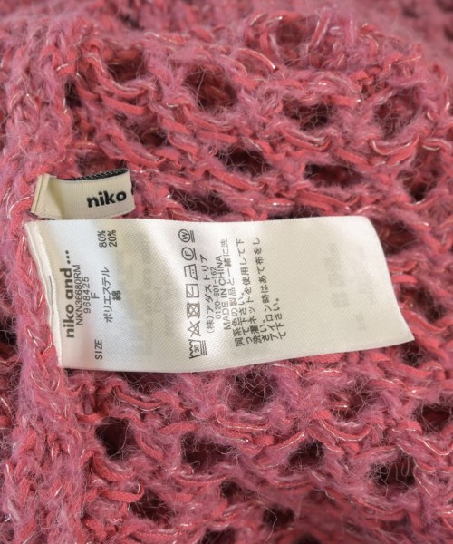 niko and...（ニコアンド）ニット・セーター ピンク サイズ:F レディース/2200653260013