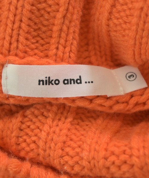 niko and...（ニコアンド）ニット・セーター オレンジ サイズ:3(M位) レディース/2200659376046