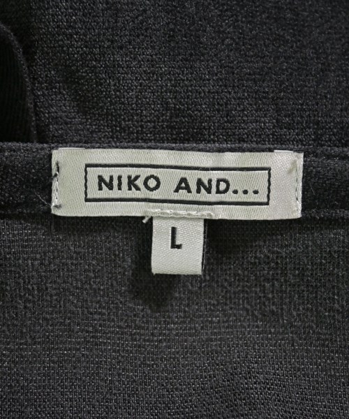 niko and...（ニコアンド）ワンピース 黒 サイズ:L レディース/2200707350066