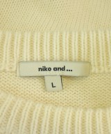 niko and...（ニコアンド）ニット・セーター 白 サイズ:L レディース/2200703678089