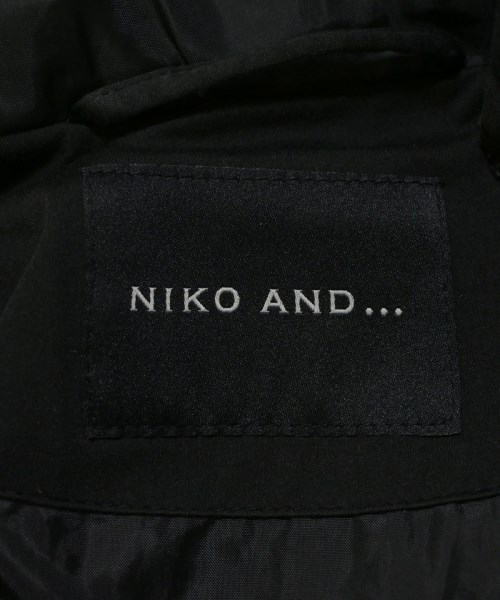 niko and...（ニコアンド）ダウンジャケット/ダウンベスト 黒 サイズ:4(L位) レディース/2200712353090