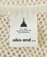 niko and...（ニコアンド）ワンピース 白 サイズ:-(M位) レディース/2200713074024