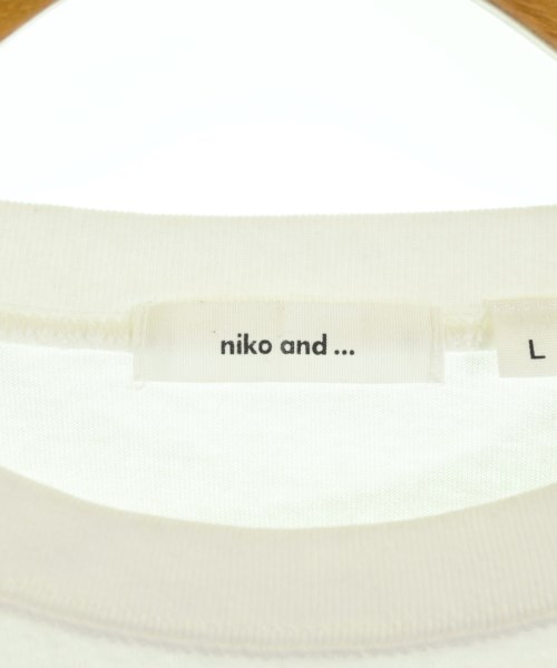 niko and...（ニコアンド）Tシャツ・カットソー 白 サイズ:L レディース/2200713096187