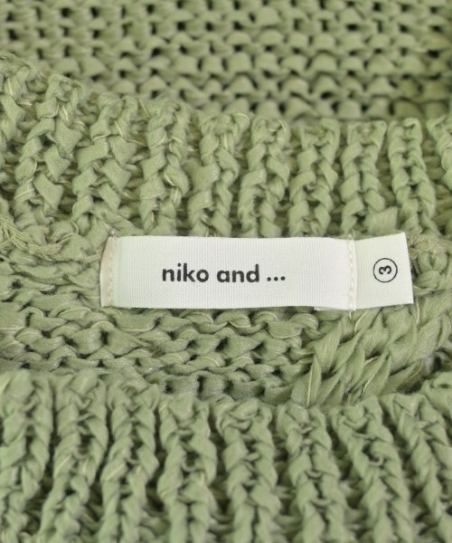 niko and...（ニコアンド）ベスト 緑 サイズ:3(M位) レディース/2200711511071