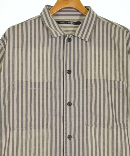 niko and...（ニコアンド）カジュアルシャツ ベージュ サイズ:4(L位) メンズ/2200645028058