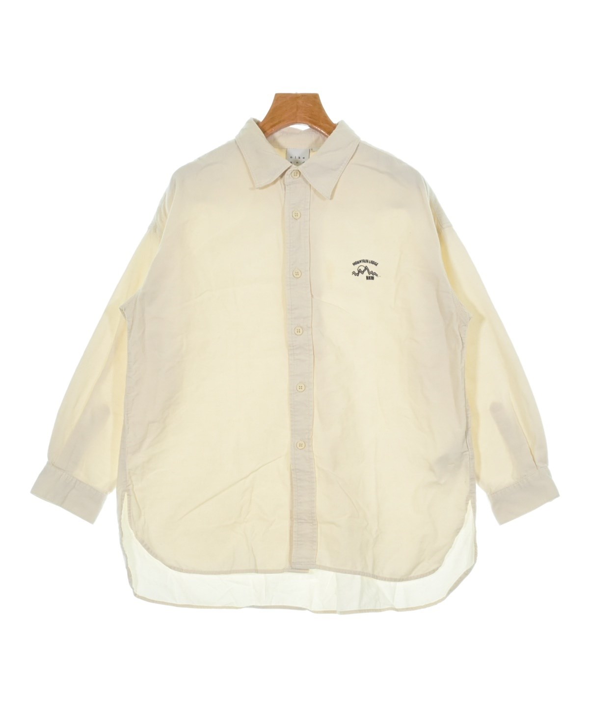 niko and（ニコアンド）カジュアルシャツ 白 サイズ:M レディース