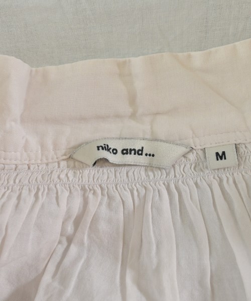 niko and...（ニコアンド）カジュアルシャツ 白 サイズ:M レディース/2200638754087