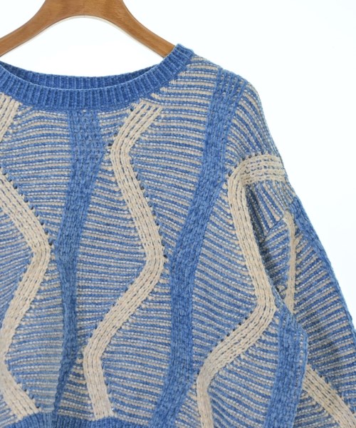 niko and...（ニコアンド）ニット・セーター 青 サイズ:M レディース/2200636574014