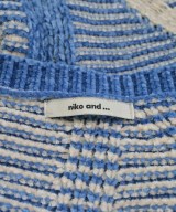 niko and...（ニコアンド）ニット・セーター 青 サイズ:M レディース/2200636574014
