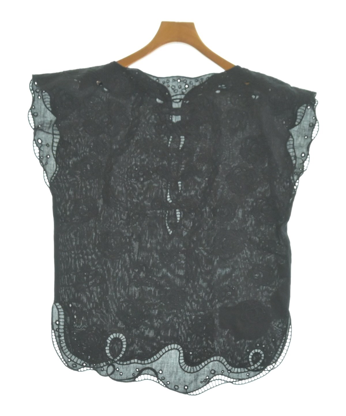 niko and（ニコアンド）ブラウス 黒 サイズ:M レディース