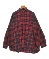 niko and...（ニコアンド）カジュアルシャツ 赤 サイズ:4(L位) レディース/2200641689048