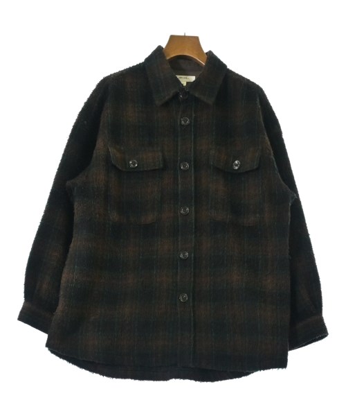 niko and...(ニコアンド)カジュアルシャツ 茶 サイズ:2(S位)/2200639502021