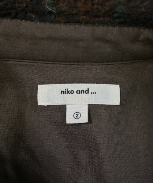 niko and...（ニコアンド）カジュアルシャツ 茶 サイズ:2(S位) レディース/2200639502021