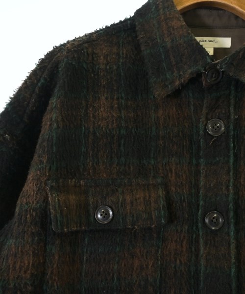 niko and...（ニコアンド）カジュアルシャツ 茶 サイズ:2(S位) レディース/2200639502021