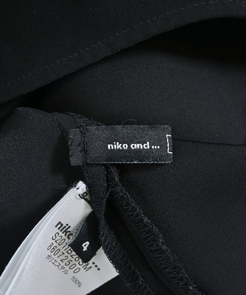 niko and...（ニコアンド）カジュアルシャツ 黒 サイズ:4(L位) レディース/2200646291208
