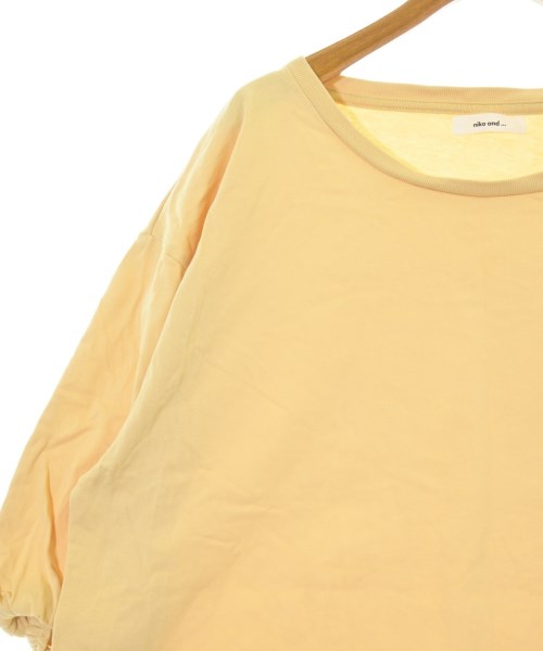 niko and...（ニコアンド）Tシャツ・カットソー 黄 サイズ:4(L位) レディース/2200642001399