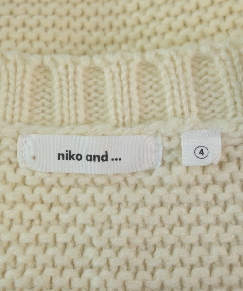 niko and...（ニコアンド）ニット・セーター 白 サイズ:4(L位) レディース/2200645870022