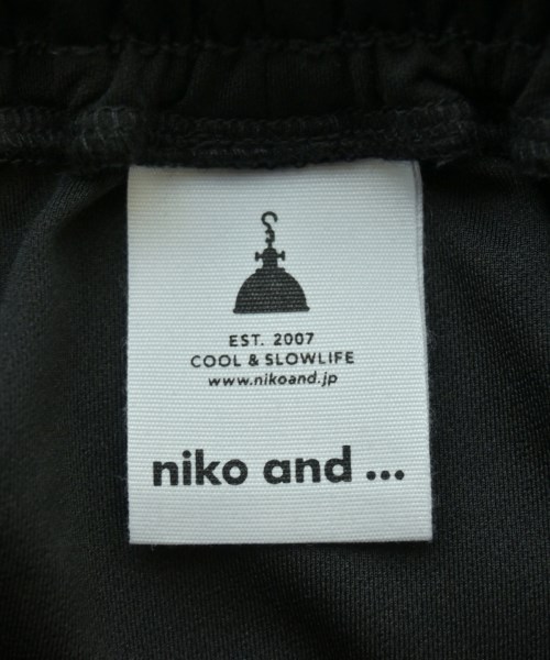 niko and...（ニコアンド）ロング・マキシ丈スカート 黒 サイズ:F レディース/2200652730142