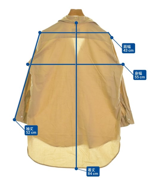 niko and...（ニコアンド）カジュアルシャツ ベージュ サイズ:3(M位) レディース/2200645173079